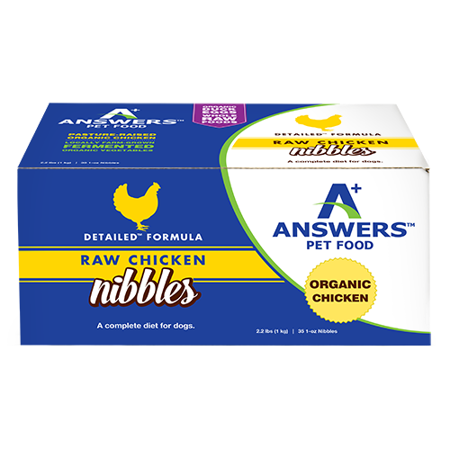Answers Detailed Dog Frozen Raw Food Nibbles Chicken