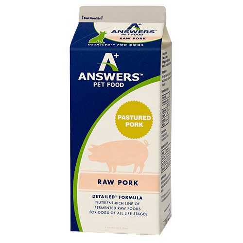 Answers Detailed Dog Frozen Raw Food Carton Pork On Sale At NJ Pet