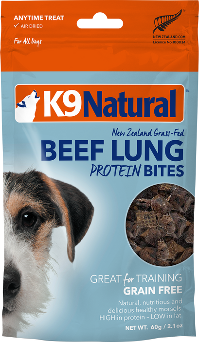 Freeze dried top beef lung