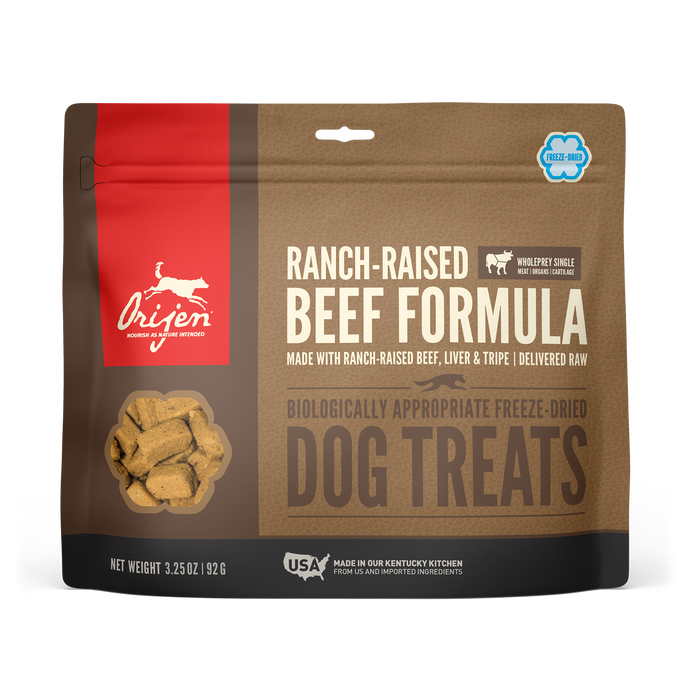 Orijen Dog Freeze Dried Treats Ranch-Raised Beef