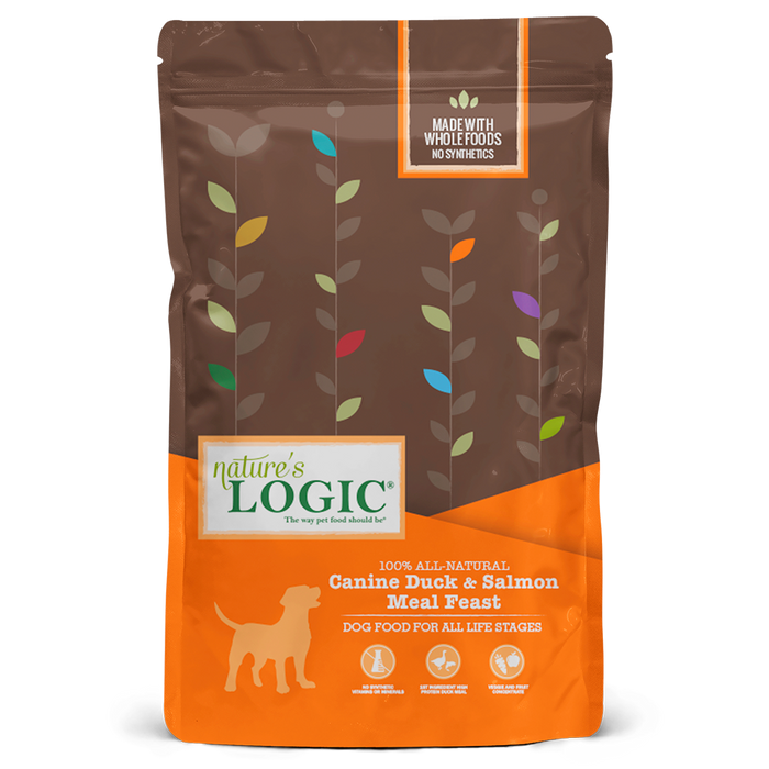 Nature's Logic Original Grains Canine Dry Food Duck & Salmon Meal Feast