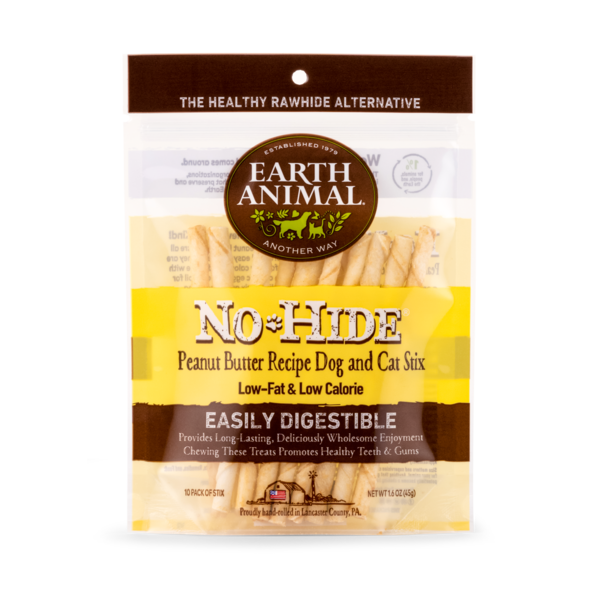 Earth Animal No Hide Dog Chew Peanut Butter Sticks