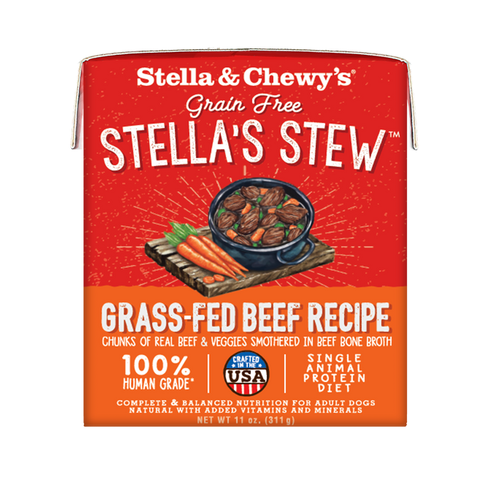 Stella & Chewy's Stew Dog Wet Food Grass-Fed Beef