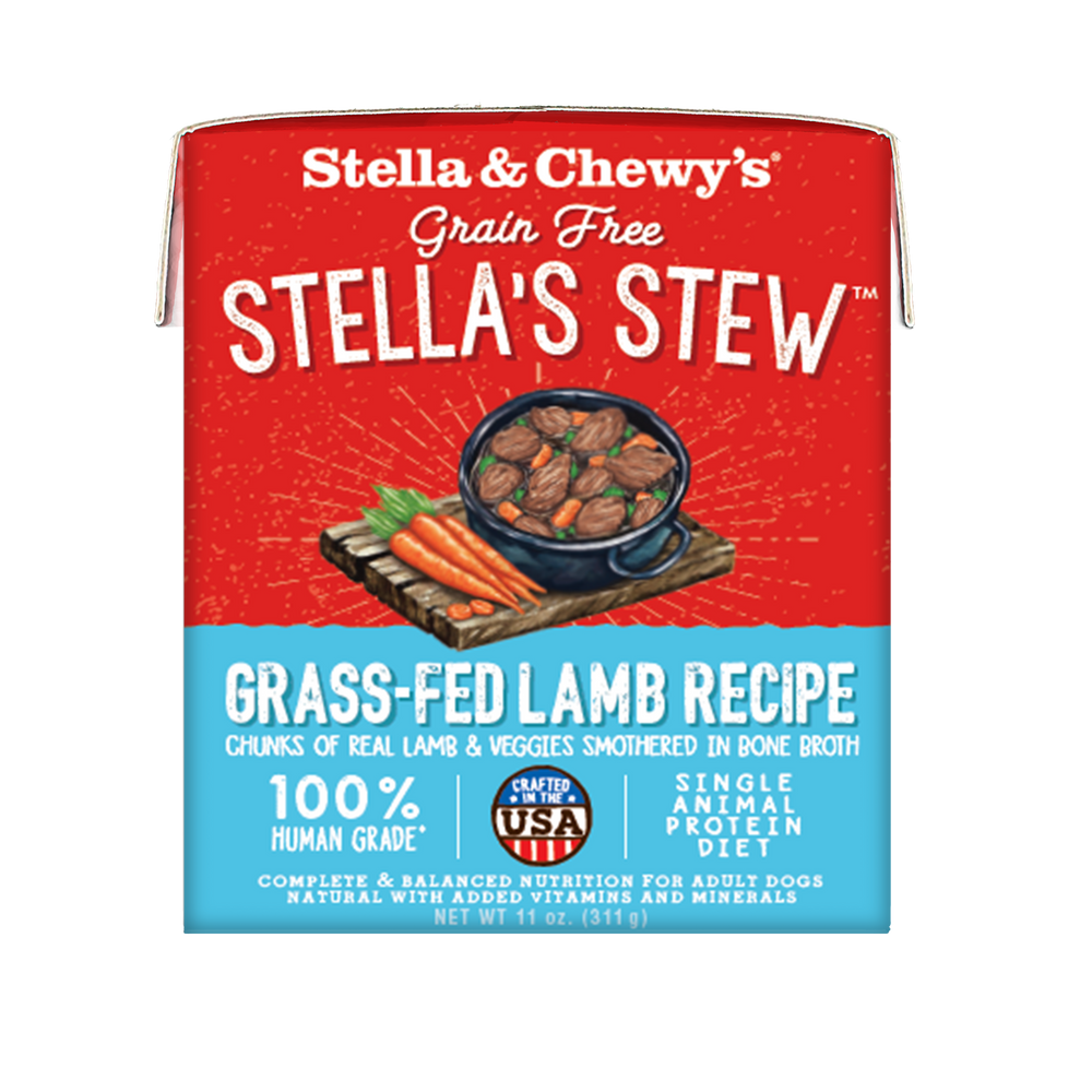 Stella & Chewy's Stew Dog Wet Food Grass-Fed Lamb