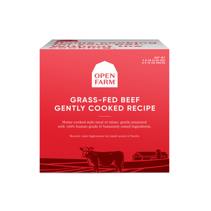 Open Farm Dog Frozen Gently Cooked Food Beef