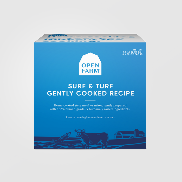 Open Farm Dog Frozen Gently Cooked Food Surf & Turf