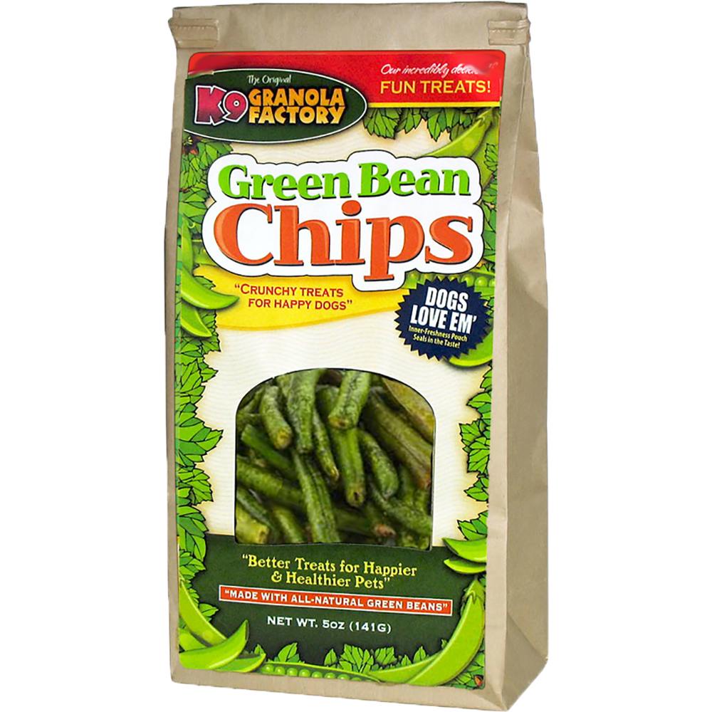 K9 Granola Dog Treats Green Bean Chips
