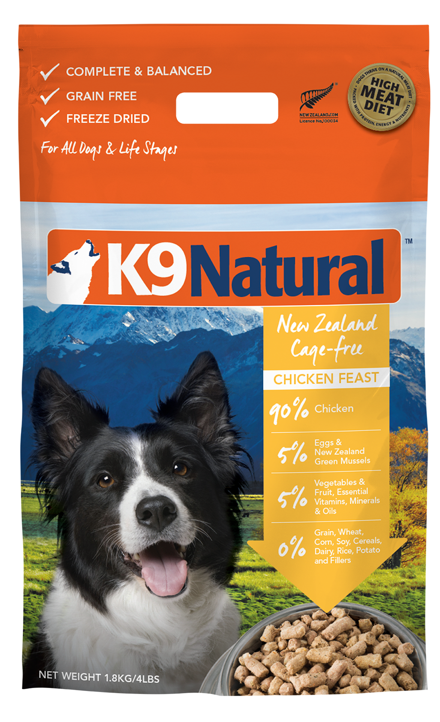 K9 Natural Dog Freeze Dried Food Chicken Feast On Sale At NJ
