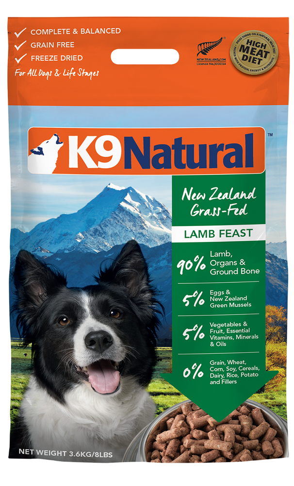 K9 Natural Dog Freeze Dried Food Lamb Feast