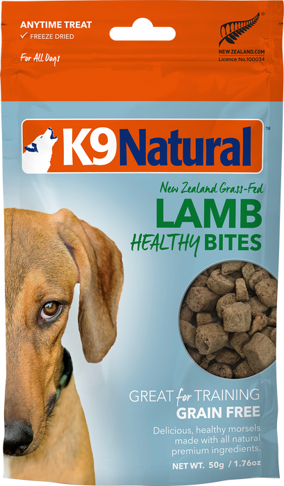 K9 Natural Dog Freeze Dried Healthy Bites Treats Lamb