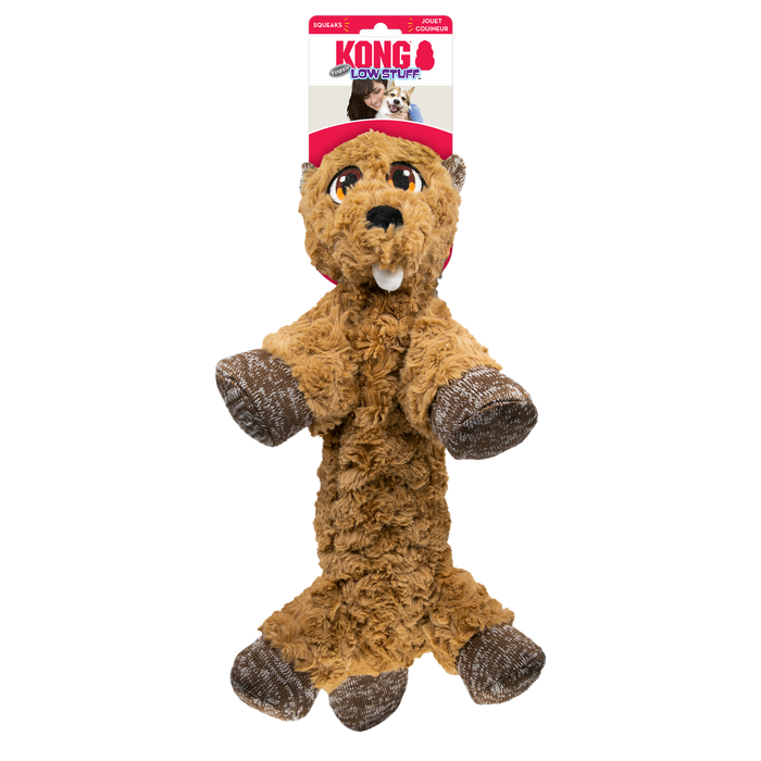Kong Flopzie Low Stuffing Beaver