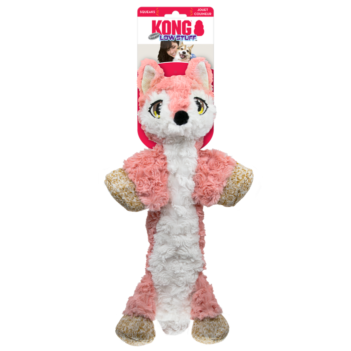 Kong Flopzie Low Stuffing Fox