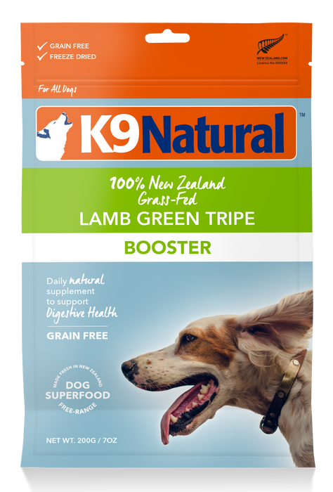 K9 Natural Dog Freeze Dried Food Booster Lamb Tripe