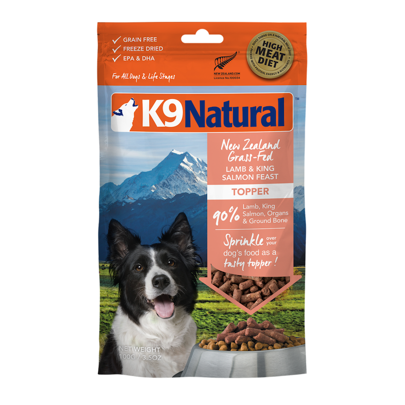 K9 Natural Dog Freeze Dried Food Lamb & Salmon Topper