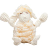 HuggleHounds Hugglefleece Flufferknottie Louise the Lamb Small Dog Toy