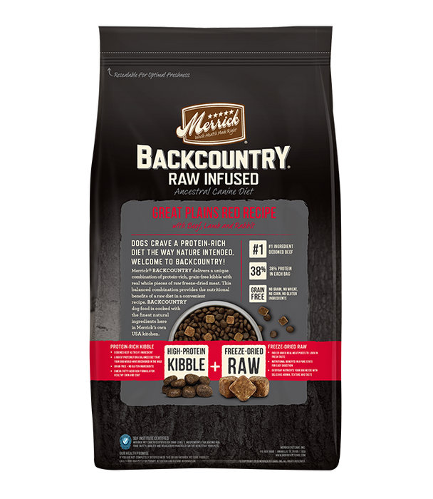 Merrick Backcountry Grain Free Dog Dry Food Great Plains Red Meat