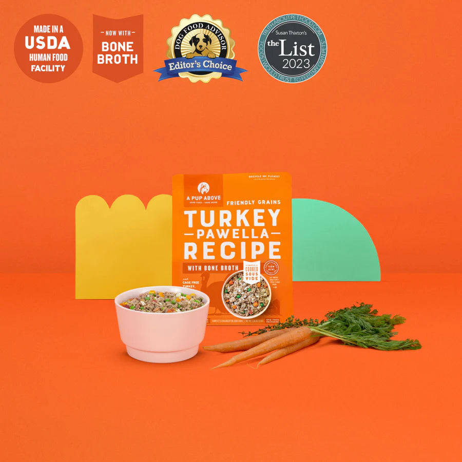 A Pup Above Dog Frozen Gently Cooked Food Turkey Pawella