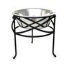 Wrought Iron Wire Mesh Raised Single Diner, Large (9.5"L-9.5"W-10"H)