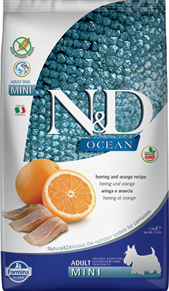 Farmina N&D Prime Grain Free Dog Dry Food Ocean Herring & Orange Mini