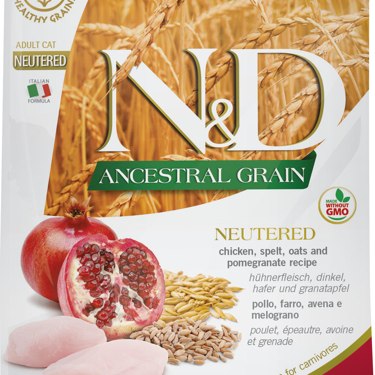 Farmina N D Ancestral Grains Cat Dry Food Chicken Pomegranate