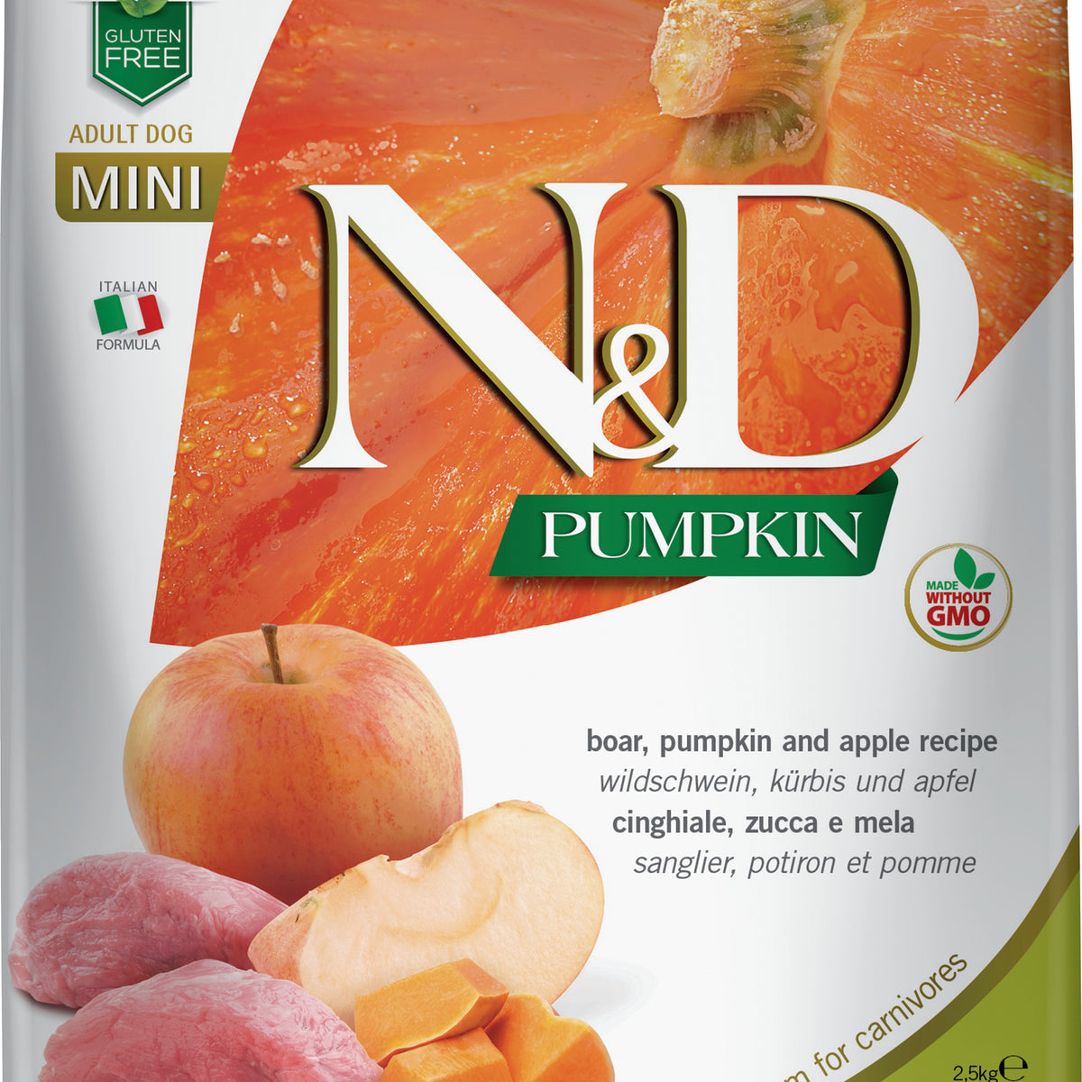 Farmina boar and 2025 apple dog food