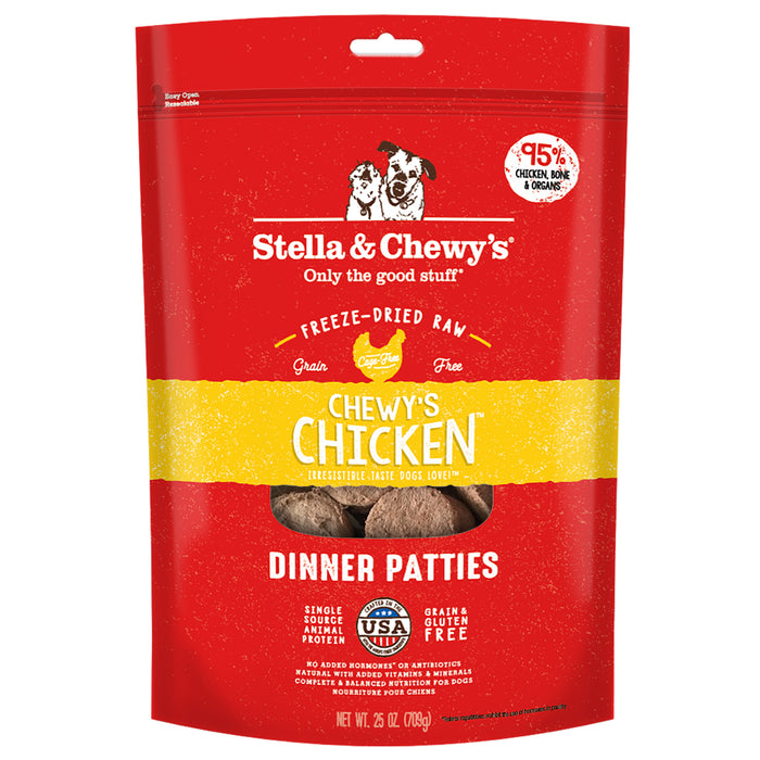 Stella & Chewy's Dog Freeze Dried Food Dinner Patties Chicken