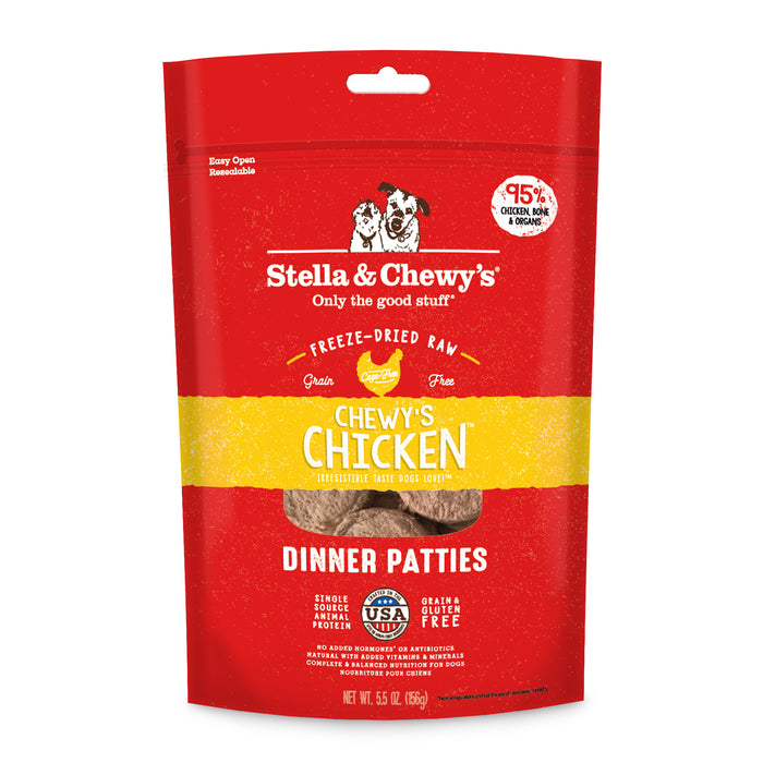 Stella & Chewy's Dog Freeze Dried Food Dinner Patties Chicken