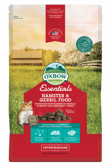 Oxbow Essentials Adult Hamster & Gerbil Food, 1lb
