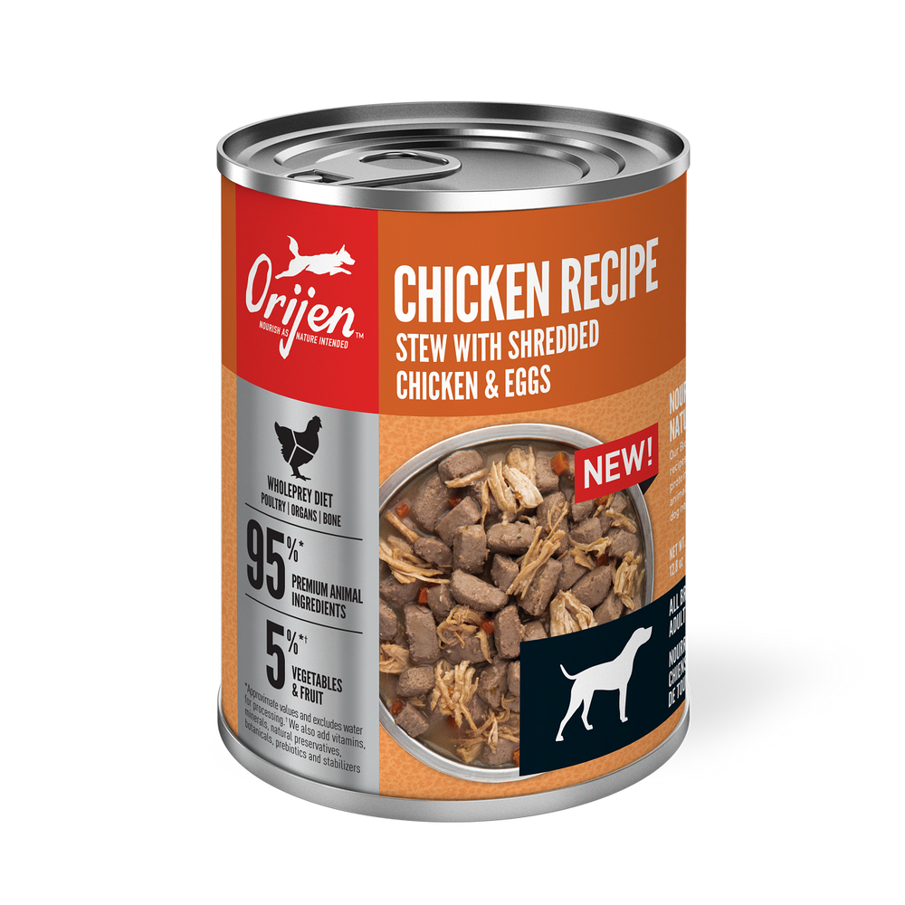 Orijen Grain Free Dog Can Food Chicken Stew 12.8oz, Single