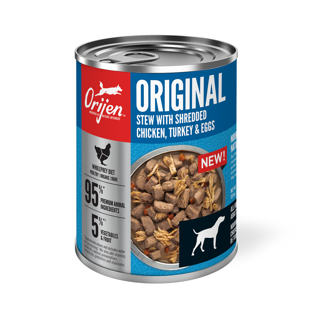 Orijen Grain Free Dog Can Food Original Stew 12.8oz, Single