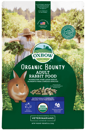 Oxbow Organic Bounty Adult Rabbit Food, 3lb