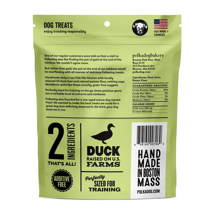 Polkadog Bakery Crunchy Dog Treats Lucky Duck Liver Bites