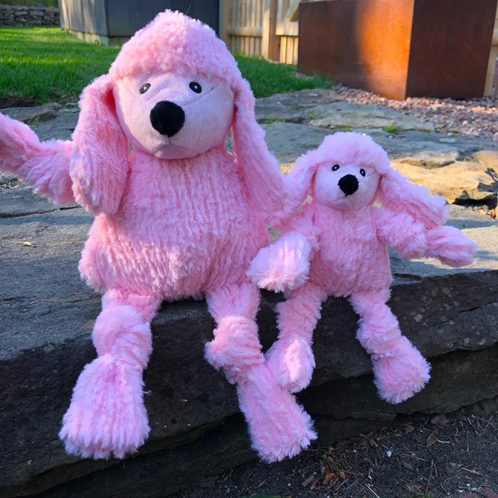 Hugglehounds Knottie Dog Toy Diva Pink Poodle