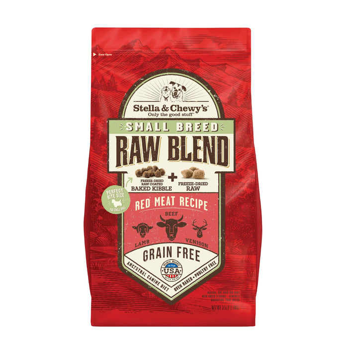 Stella & Chewy's Raw Blend Grain Free Dog Dry Food Small Breed Red Meat