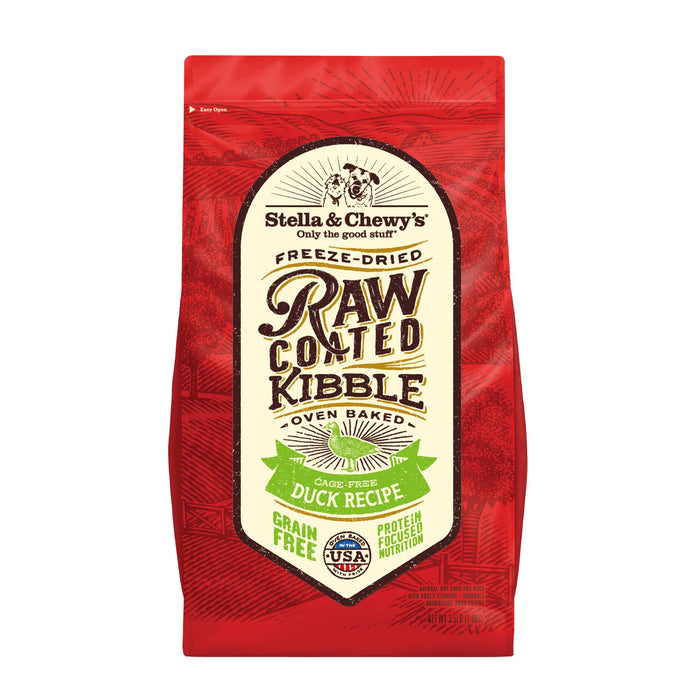 Stella & Chewy's Raw Coated Grain Free Dog Dry Food Cage-Free Duck