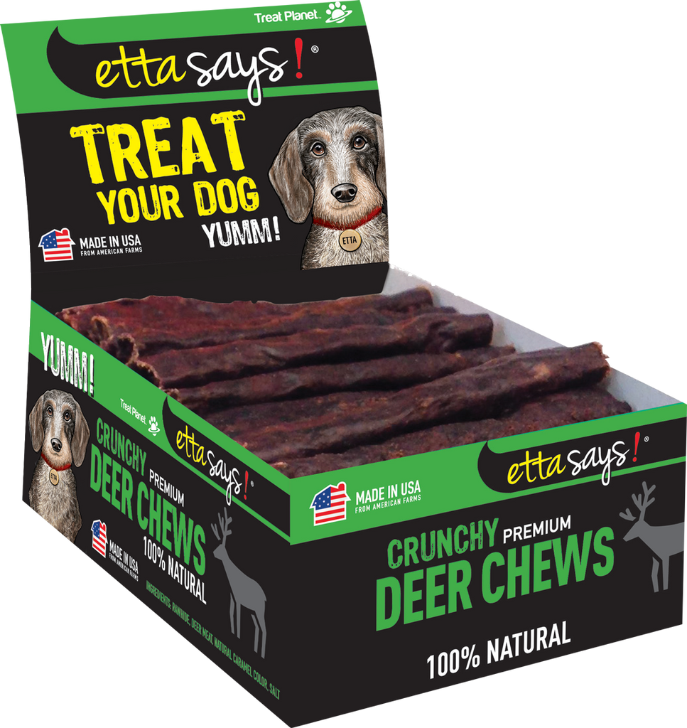 Etta Says Dog Crunchy Jerky Chew Deer, 4