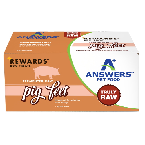 Answers Rewards Frozen Raw Fermented Pig Feet Chews On Sale At NJ Pet Store