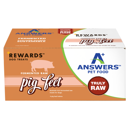 Answers Rewards Frozen Raw Fermented Pig Feet Chews