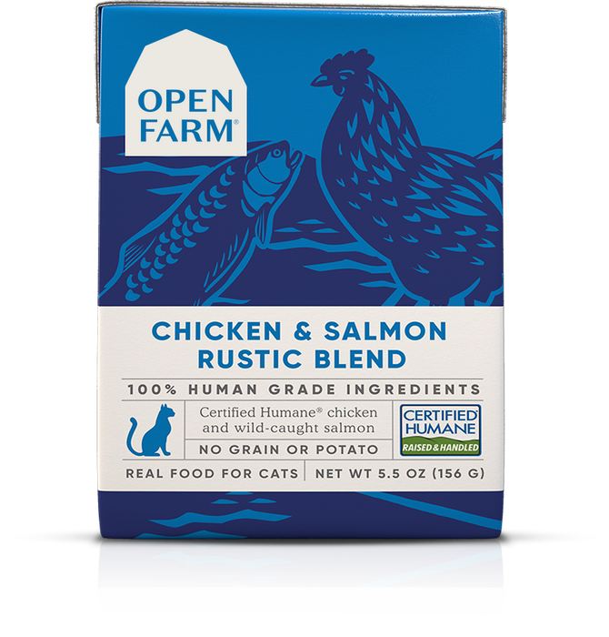 Open Farm Cat Wet Food Rustic Blend Stew Chicken & Salmon