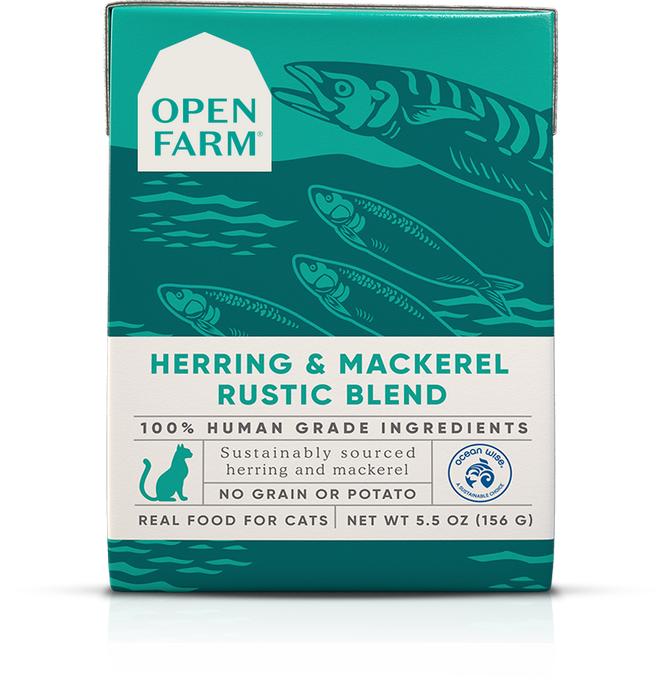 Open Farm Cat Wet Food Rustic Blend Stew Herring & Mackerel