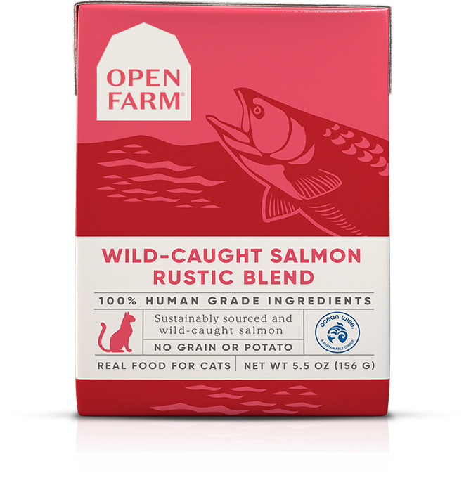 Open Farm Cat Wet Food Rustic Blend Stew Wild Salmon