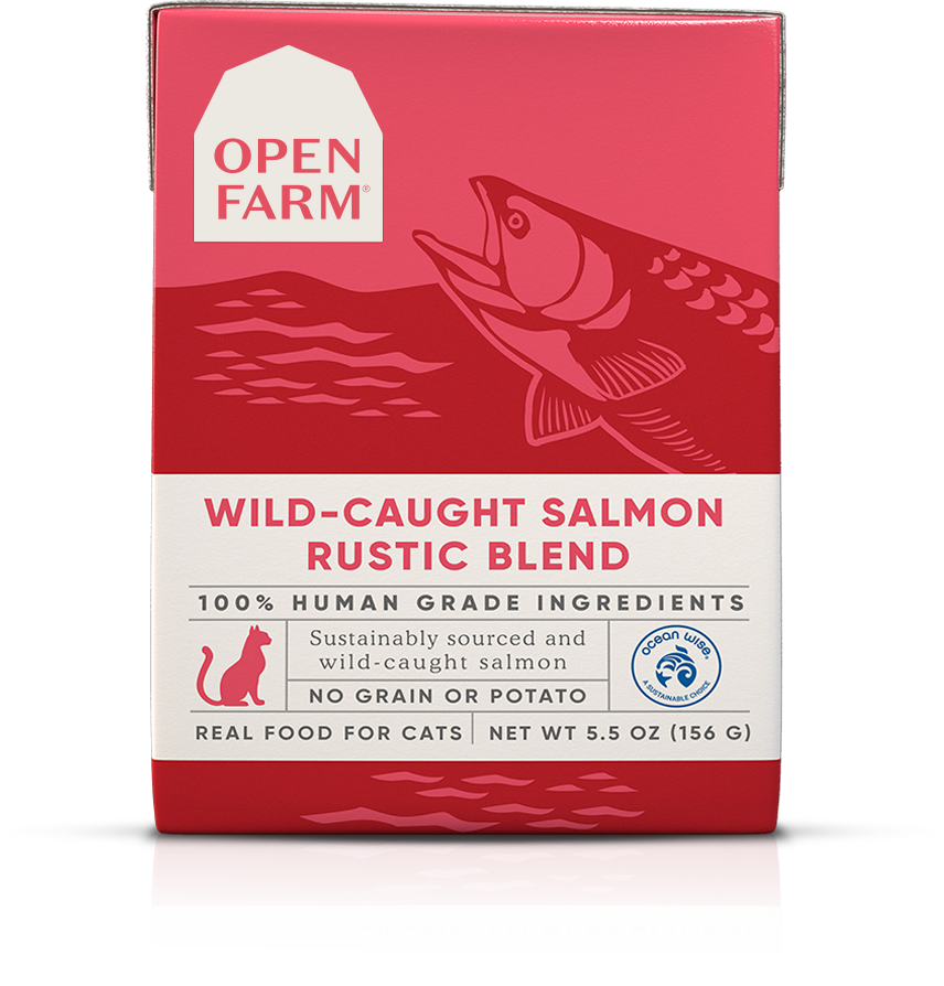 Open Farm Cat Wet Food Rustic Blend Stew Wild Salmon