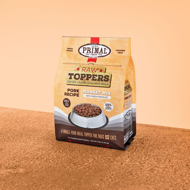 Primal Frozen Market Mix Food Topper Pork