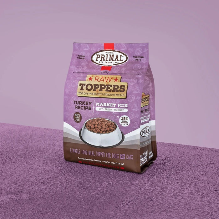 Primal Frozen Market Mix Food Topper Turkey