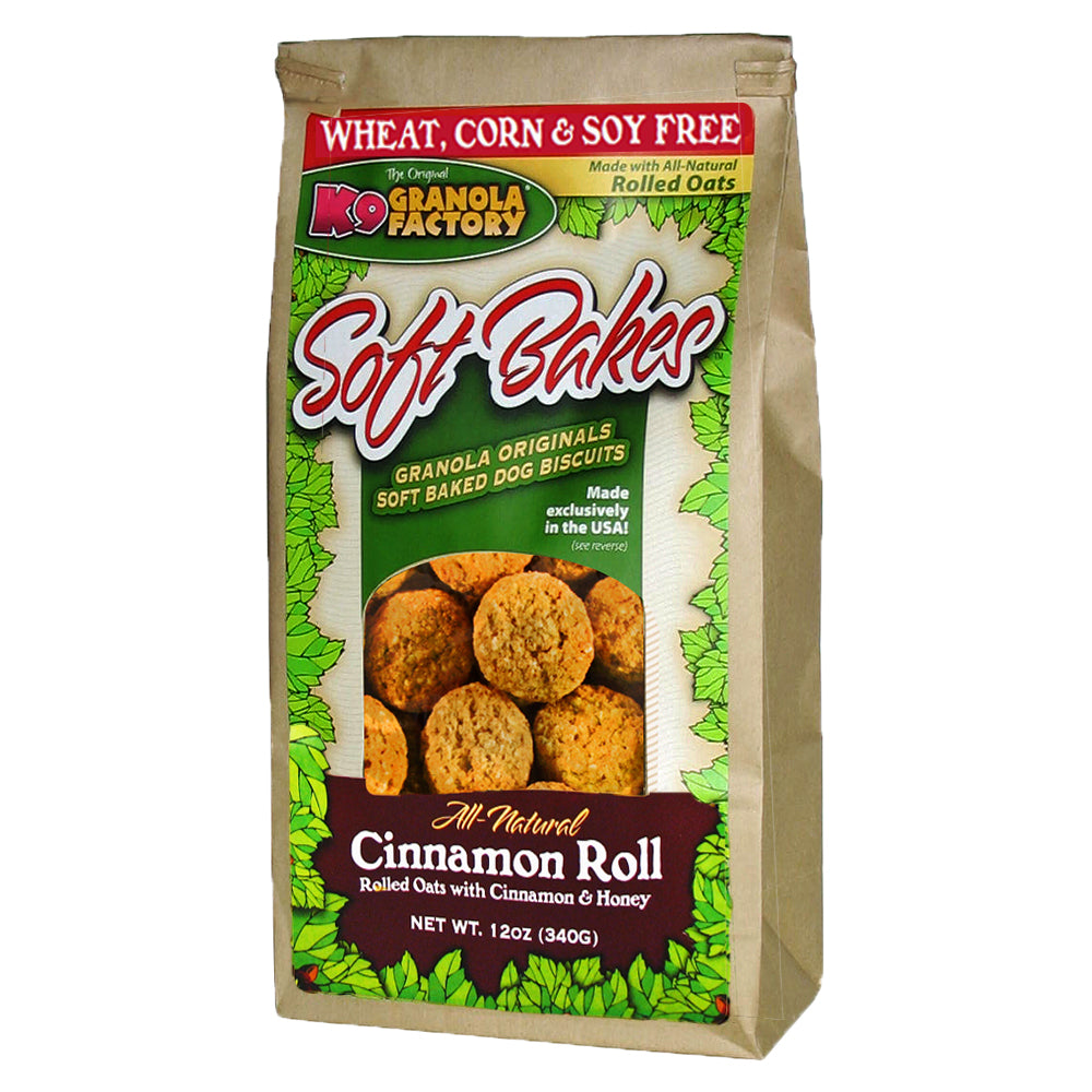 K9 Granola Dog Treats Soft Bakes Cinnamon Roll