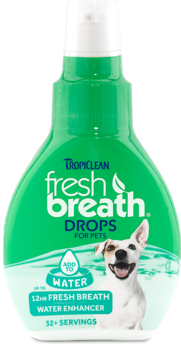 Tropiclean Fresh Breath Dog Water Drops, 2.2oz