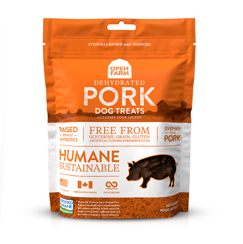 Open Farm Grain Free Dog Treats Pork