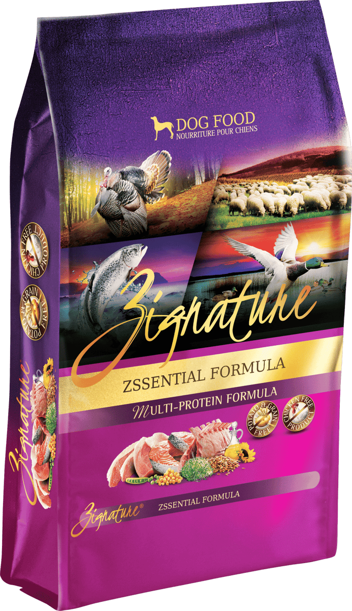 Zignature dog food dcm best sale