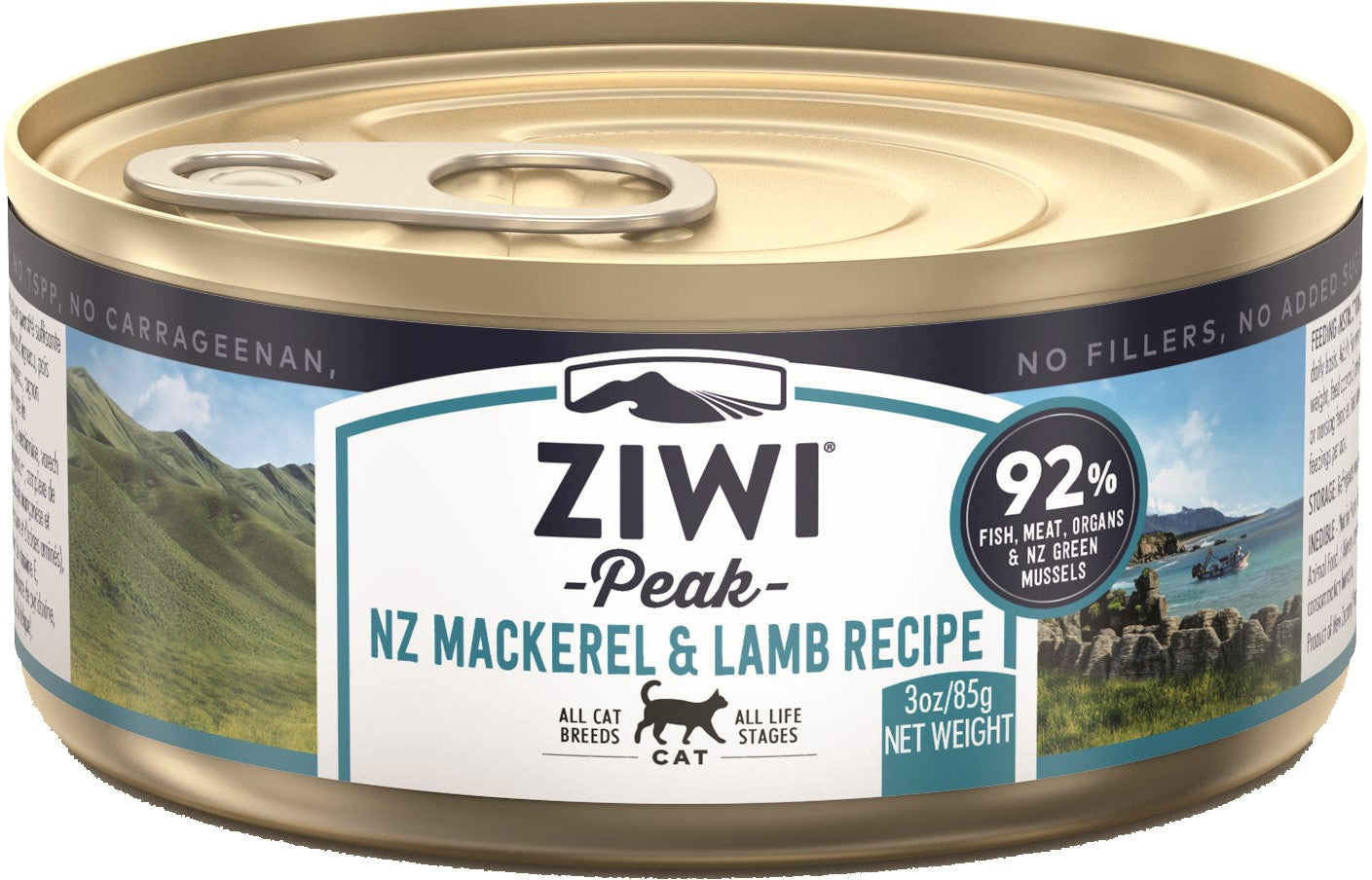 Ziwi Peak Grain Free Cat Can Food Mackerel & Lamb