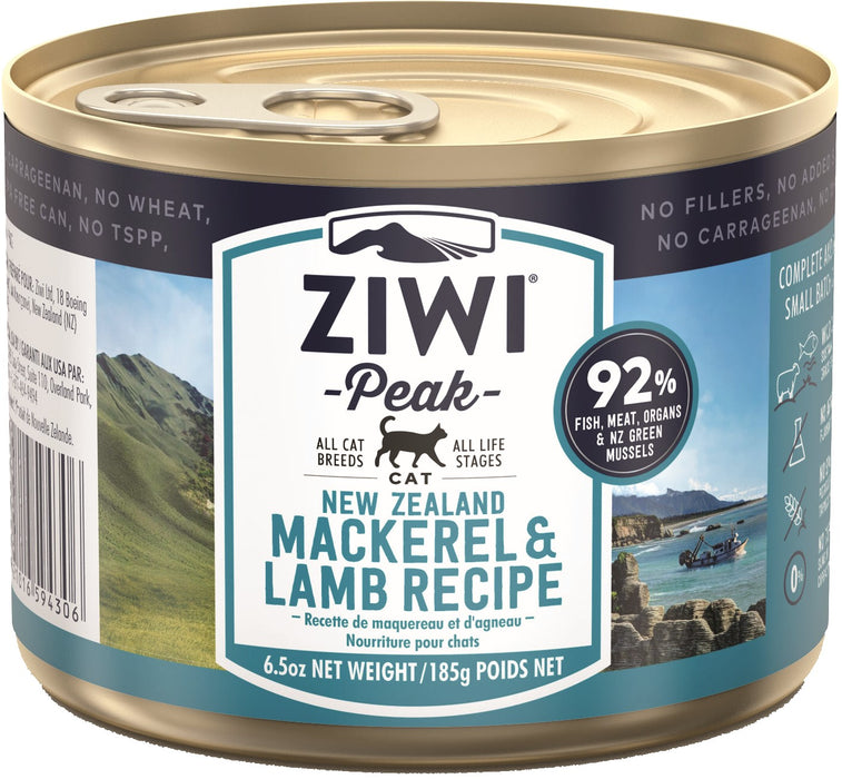 Ziwi Peak Grain Free Cat Can Food Mackerel & Lamb